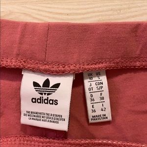 Pink adidas leggings